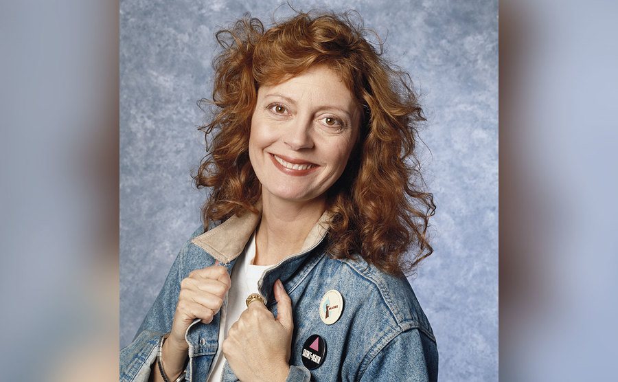 Susan Sarandon poses for a studio portrait.