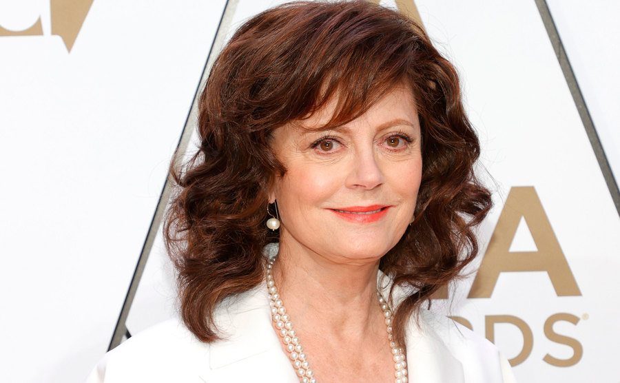 Susan Sarandon attends the 55th annual Country Music Awards.