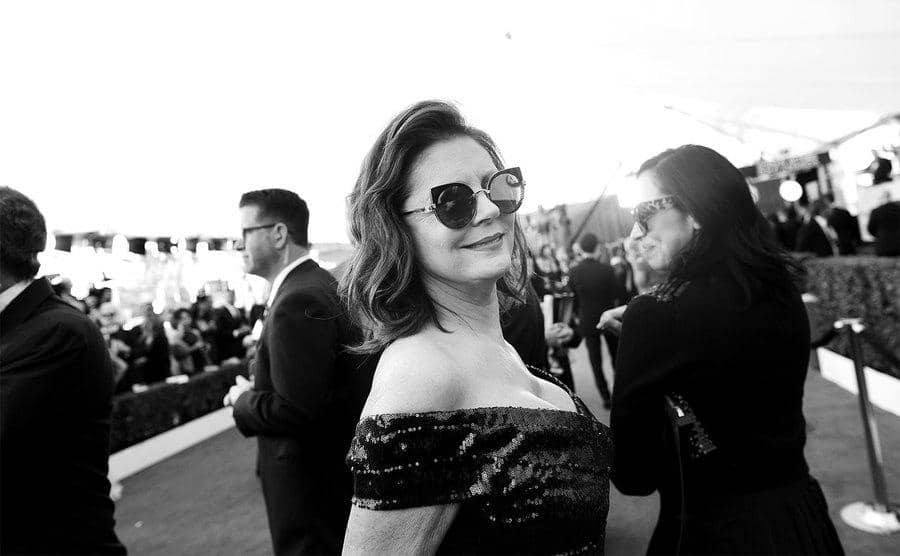 Susan Sarandon attends the 24th Annual Screen Actors Guild Awards.