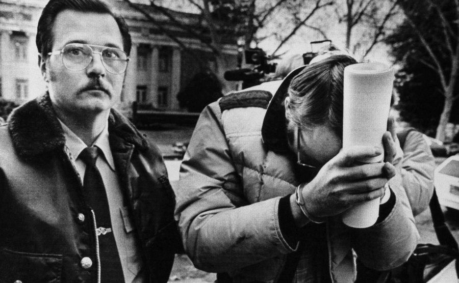 A photo of Cameron’s arrest.