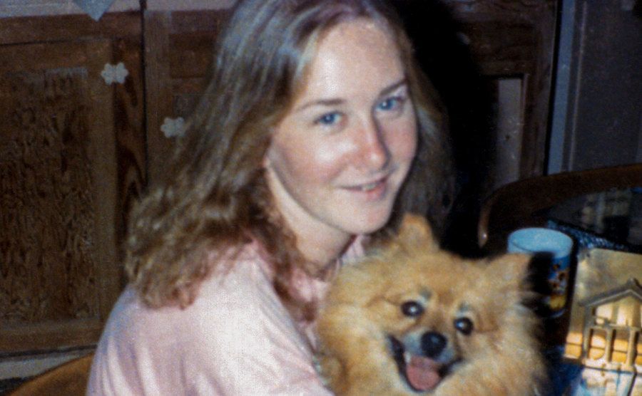 A dated portrait of Colleen at home.
