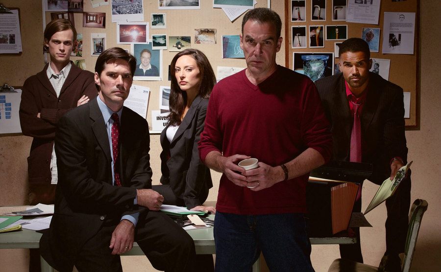 A promotional photo of the television series Criminal Minds.