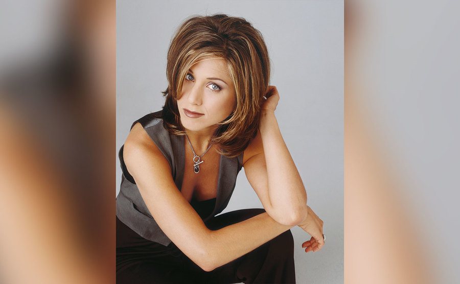 A promo shot of Jennifer Aniston, as Rachel Green.