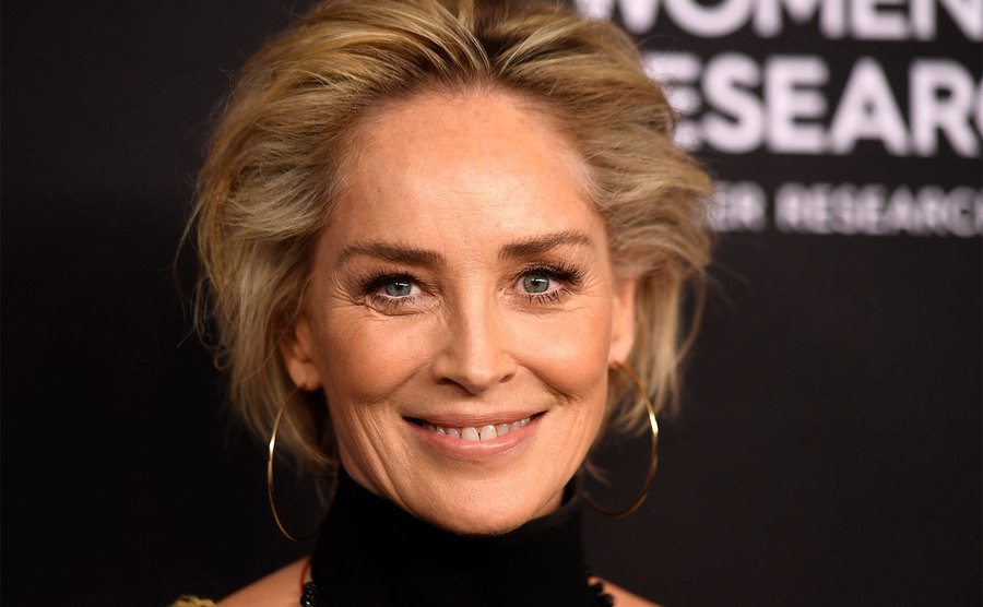 Sharon Stone attends an event.