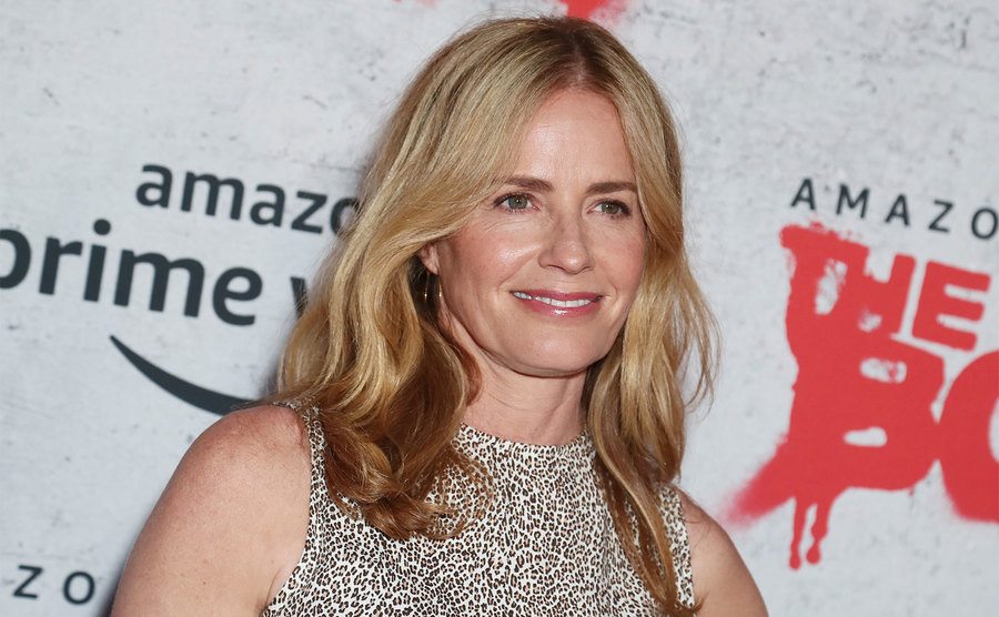 Elisabeth Shue attends 2019 Comic-Con.