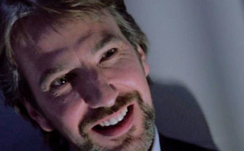 Alan Rickman is in a still from the film.