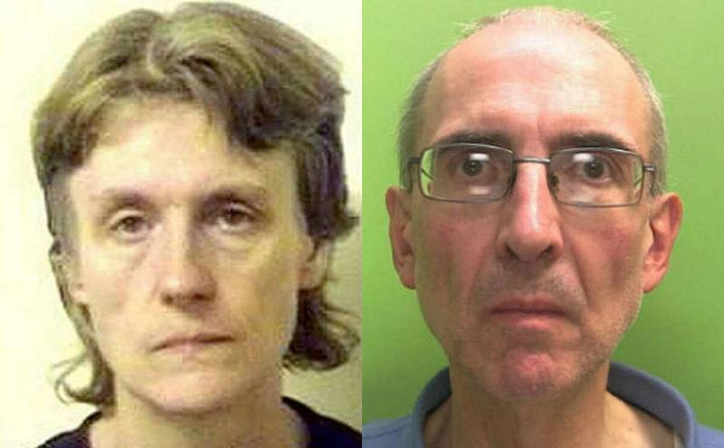 A mugshot of Susan / A mugshot of Christopher.