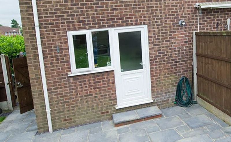 An exterior shot of the house.