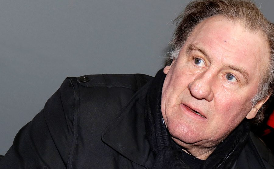 A portrait of Gerard Depardieu.