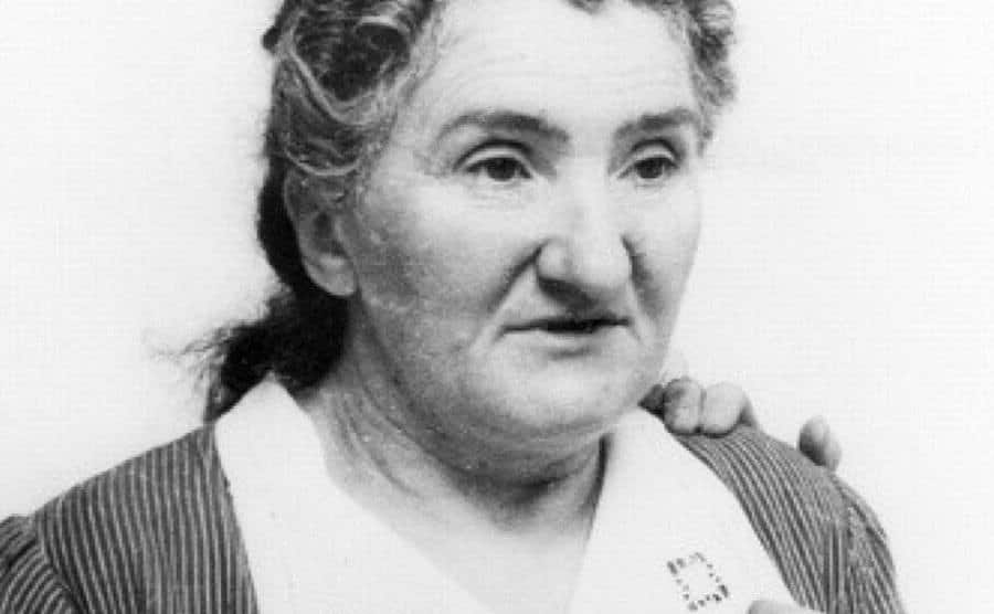 A portrait of Leonarda Cianciulli.