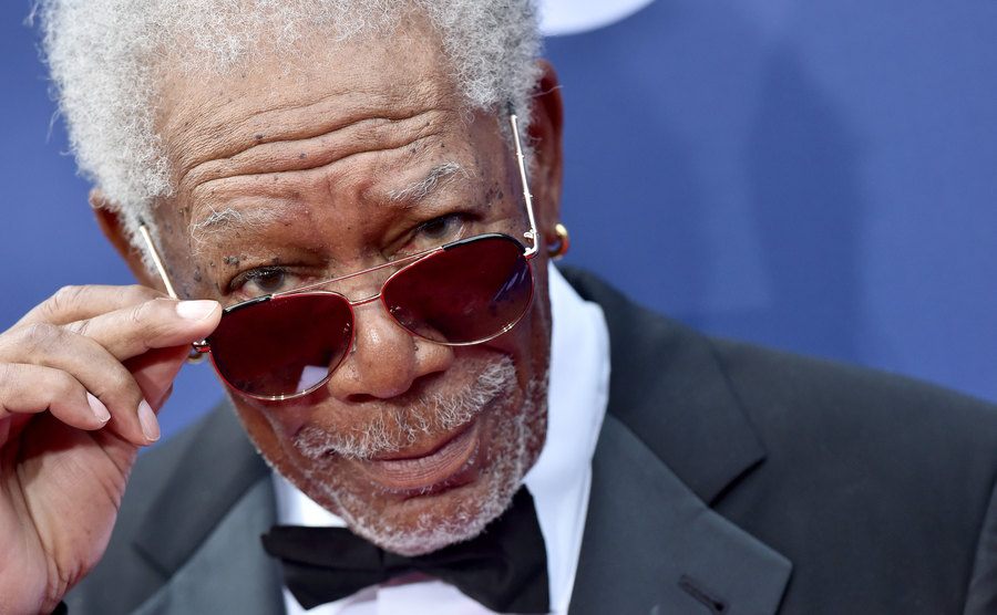 Morgan Freeman attends an event.