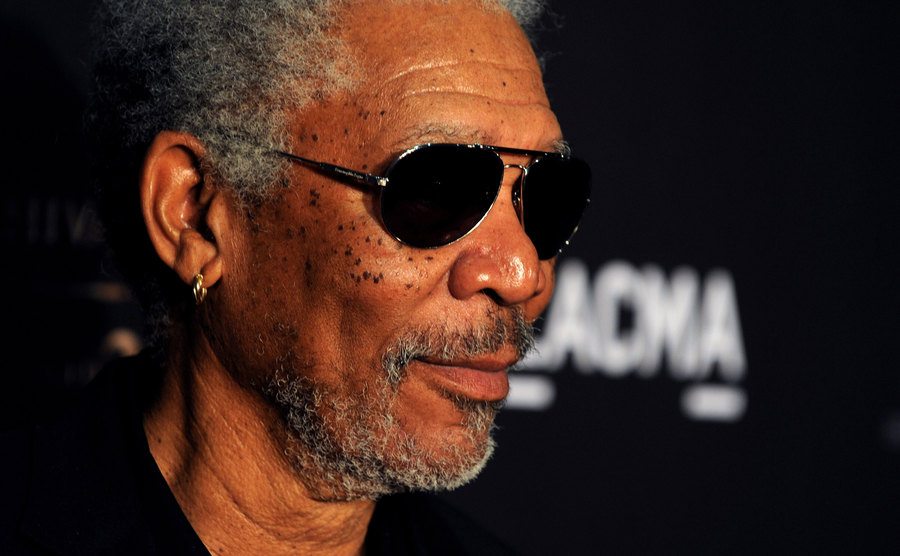 Morgan Freeman attends an event.