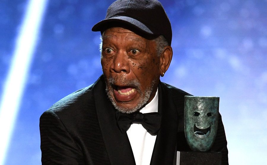 A picture of Morgan Freeman.