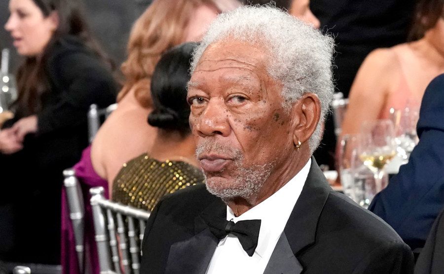 A picture of Freeman during an event.