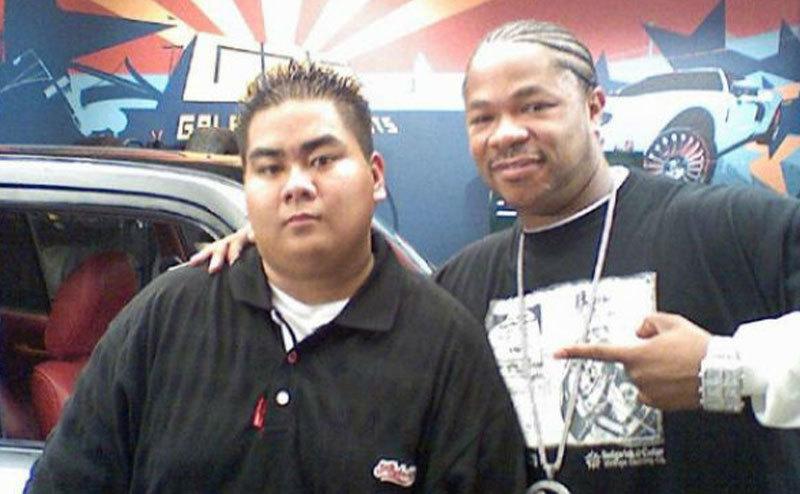 A participant and Xzibit in a still from the show.