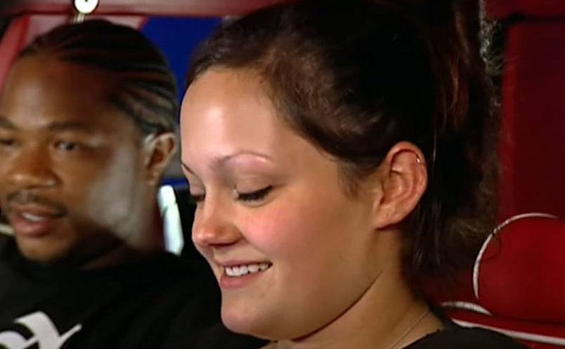 A close-up on a contestant’s facial expression during an episode.