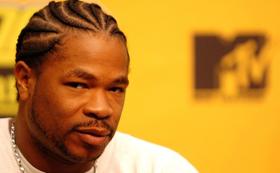 Xzibit poses for the press.
