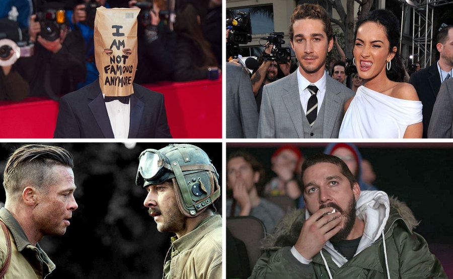 Shia LaBeouf / Shia LaBeouf and Megan Fox / Brad Pitt and Shia LaBeouf / Shia LaBeouf