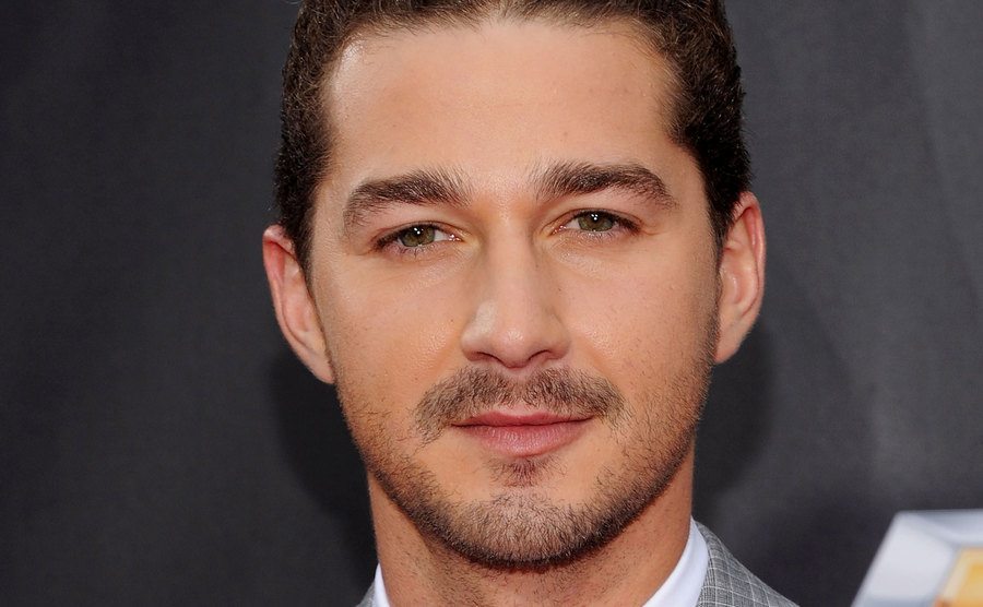 Shia LaBeouf attends the New York premiere of 