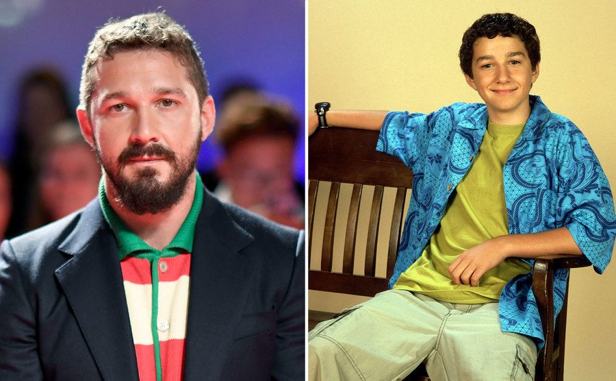 Shia LaBeouf now / Shia LaBeouf as Louis Stevens 