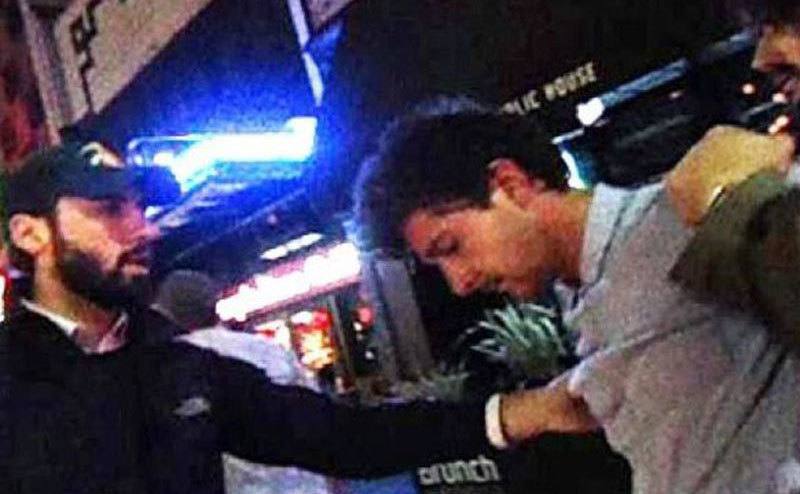 Shia gets arrested during a fight outside a bar. 