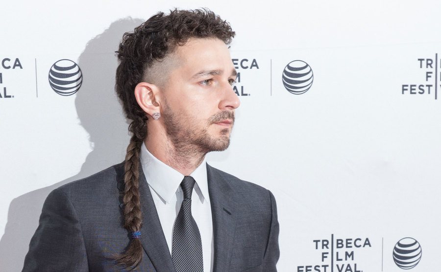 Shia LaBeouf attends a screening of 'LoveTrue'. 