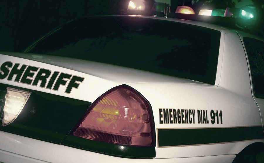 A picture of a police patrol car.