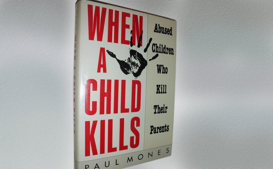 Paul Mones’ book cover of “When a Child Kills a Parent.”