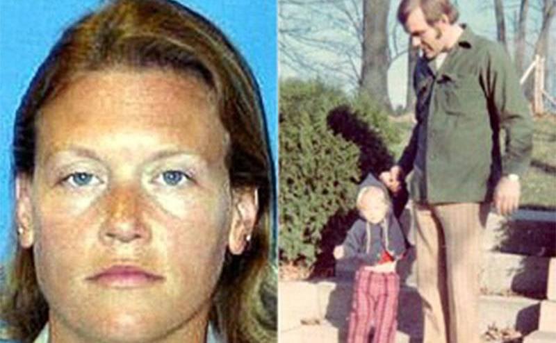 A mugshot of Stacey Lannert / A photo of Tom and Stacey Lannert.