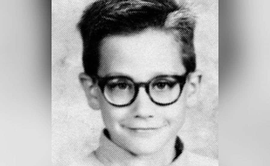 A school photo of Jake Gyllenhaal as a child.