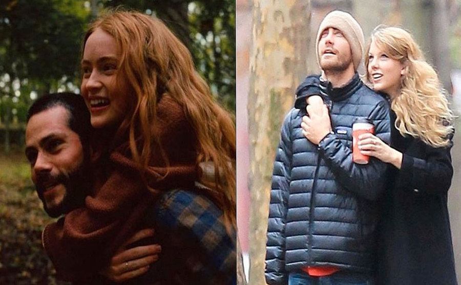 All Too Well music video / Taylor and Jake on a walk