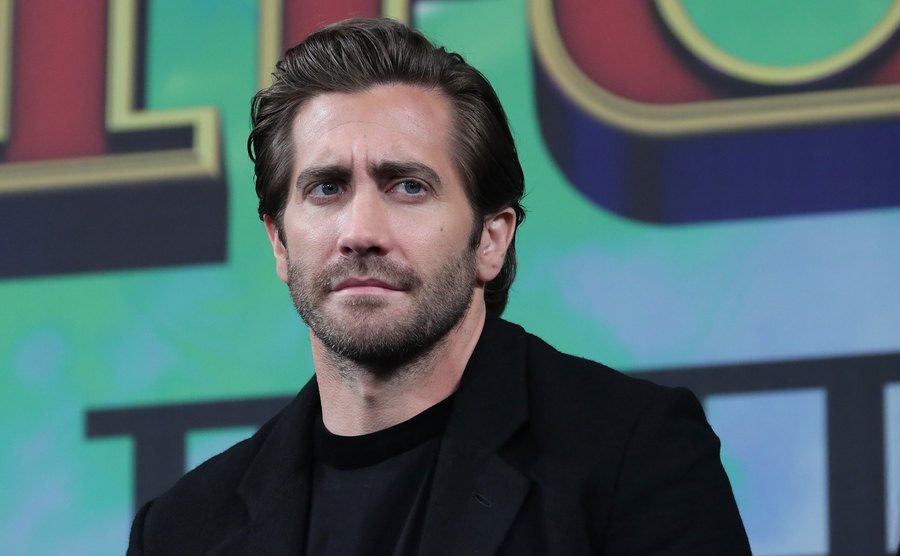 Jake Gyllenhaal attends the press conference.
