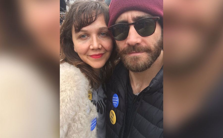 A selfie of Maggie and Jake.