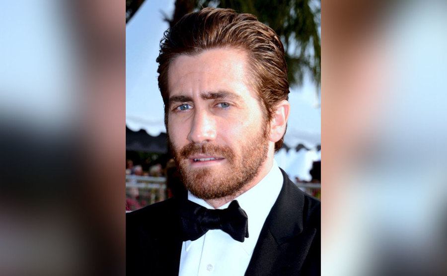 Gyllenhaal walks the red carpet.