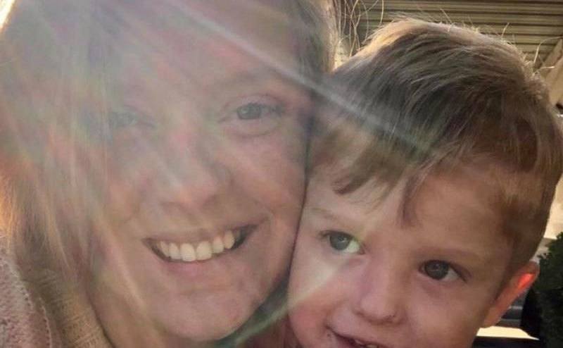 A portrait of Tara Chavez and Cayden.