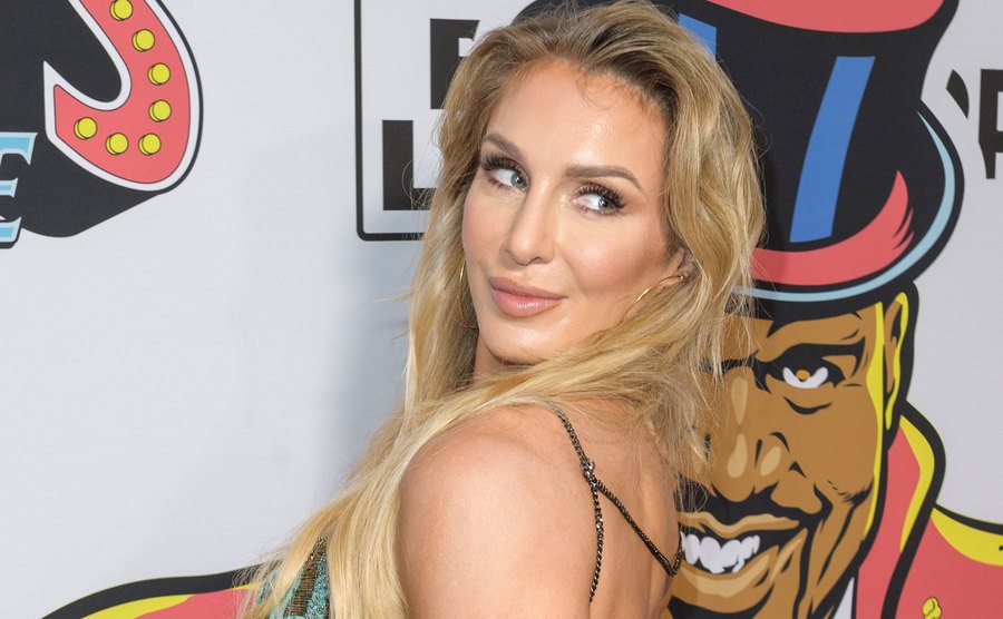 Charlotte attends an event.