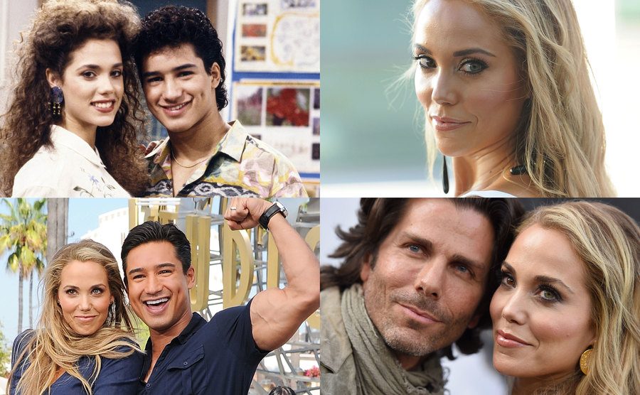 Elizabeth Berkley, Mario López / Elizabeth Berkley / Elizabeth Berkley, Mario López / Greg Lauren, Elizabeth Berkley.
