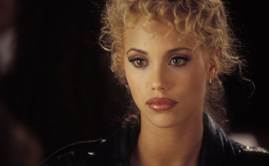 A still of Berkley in a scene from Showgirls.