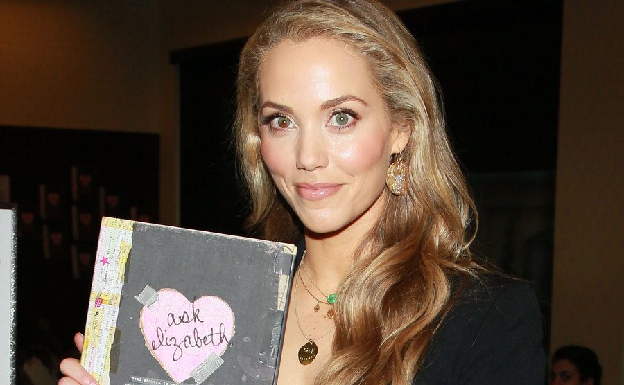 Berkley attends a signing for her book Ask Elizabeth.