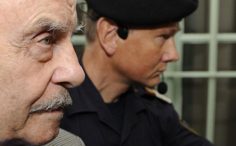 A picture of Josef Fritzl during the trial.