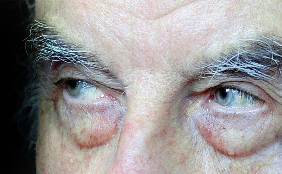 A photo of Josef Fritzl’s eyes.