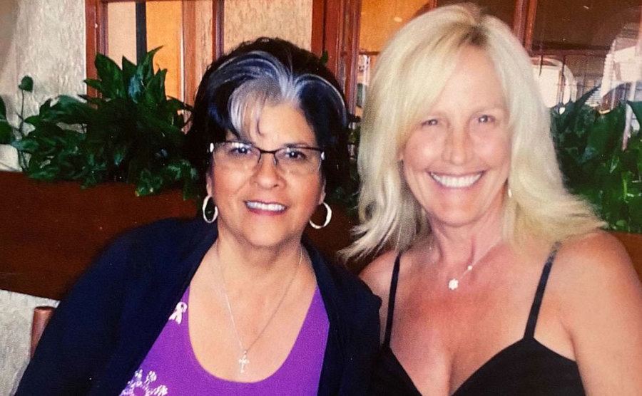 A picture of Roberta Walker and Erin.