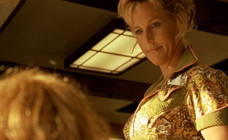 A still or Erin’s appearance in the film Erin Brockovich.