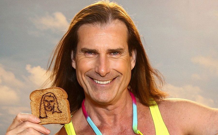A portrait of Fabio for I Can’t Believe It’s Not Butter ad.