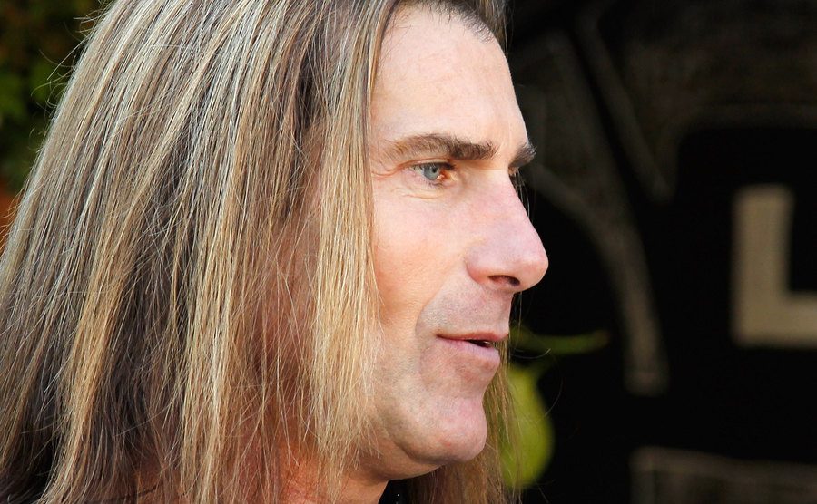 Fabio speaks to the media.