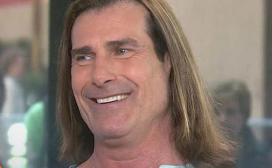 Fabio speaks during a televised interview.