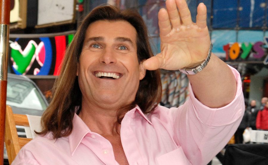 Fabio speaks during an interview.