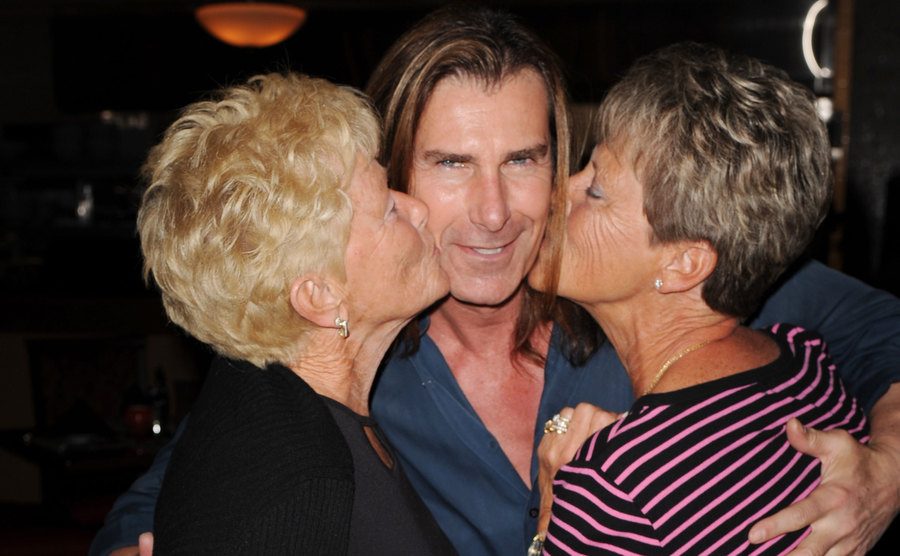 Fabio meets and greets fans.