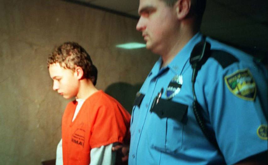 Josh Phillips is escorted from the courtroom after the verdict.