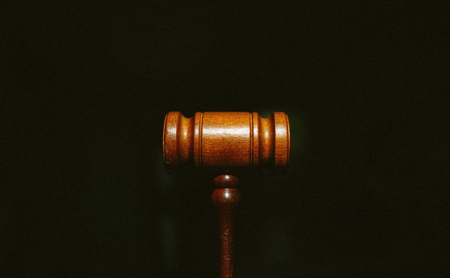 A photo of a gavel.